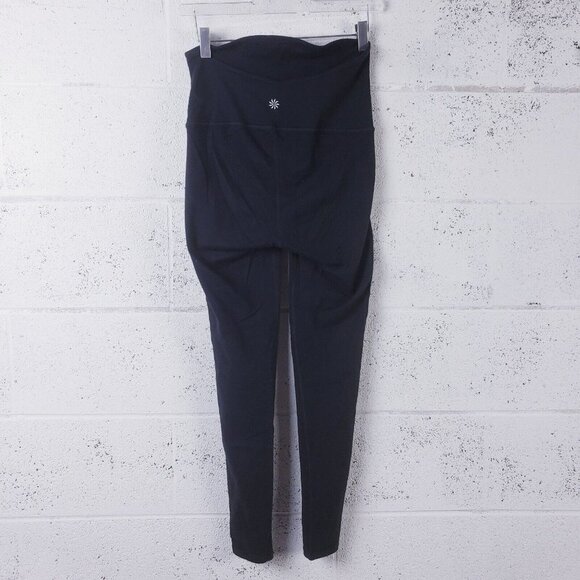 Athleta Maternity High Belly Chaturanga Tight Legging Black Skinny Leg Size XS - Picture 3 of 7
